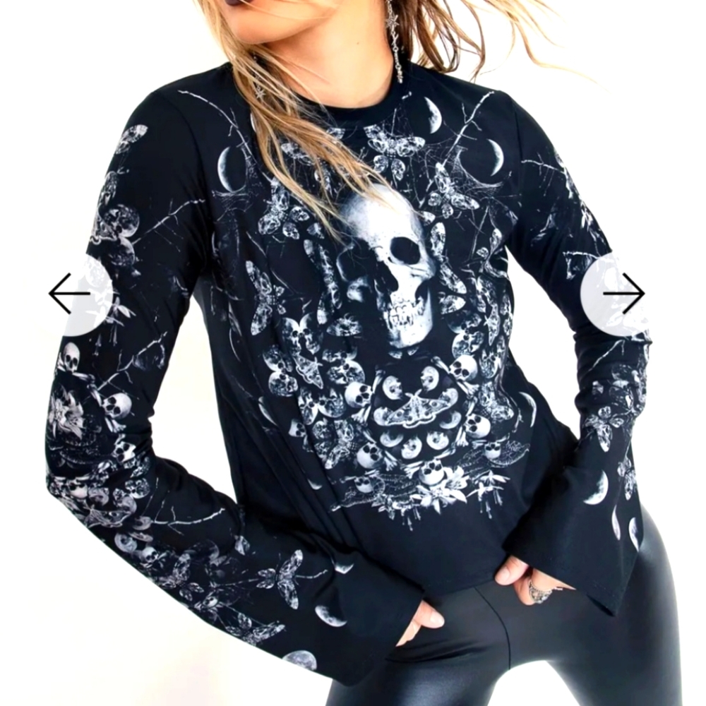ISO!! DO NOT BUY!! BM DEAD PRETTY CHURCH BELLS SWEATER